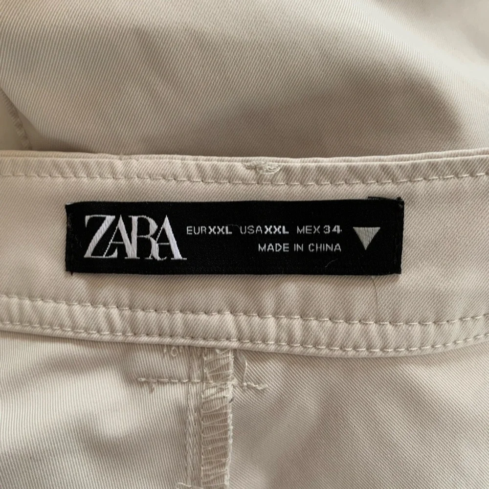 Zara‎ Women's Mini Cargo Khaki Skirt Skort Size XXL - Picture 5 of 9